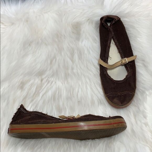 Kate Spade Harlow Brown Corduroy Mary Jane Sz 9.5 - Picture 1 of 5
